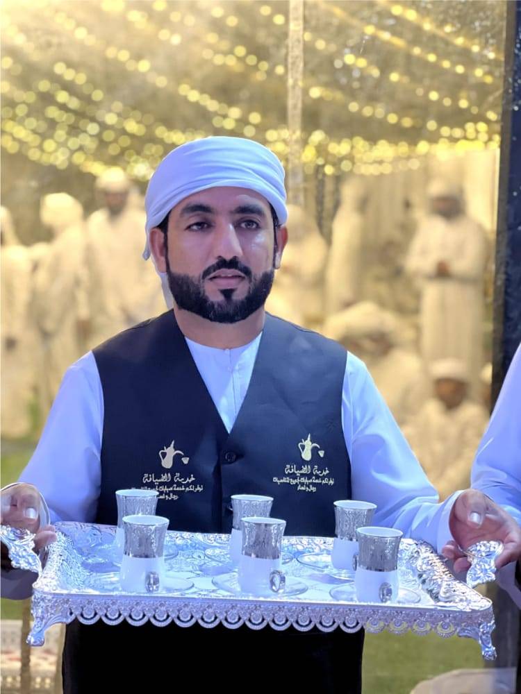 Arabic coffee serving Arabic style